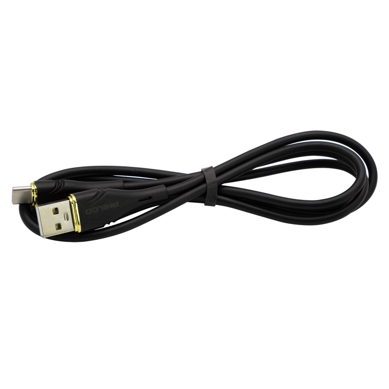CABLE PHILCO USB-A A USB-C 1,2 M NEGRO - 2