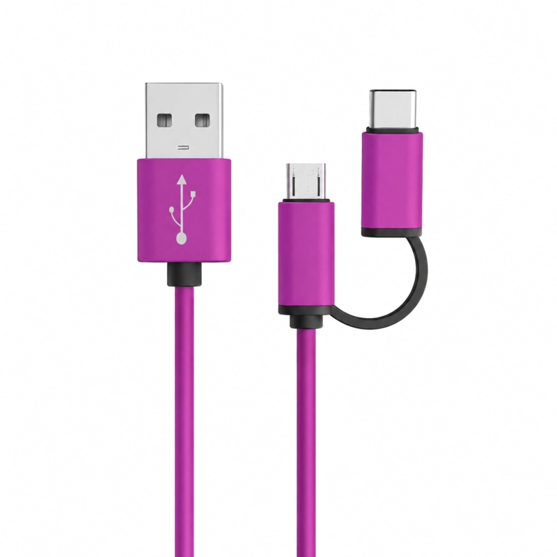 CABLE USB-A A USB-C DORADO - 1