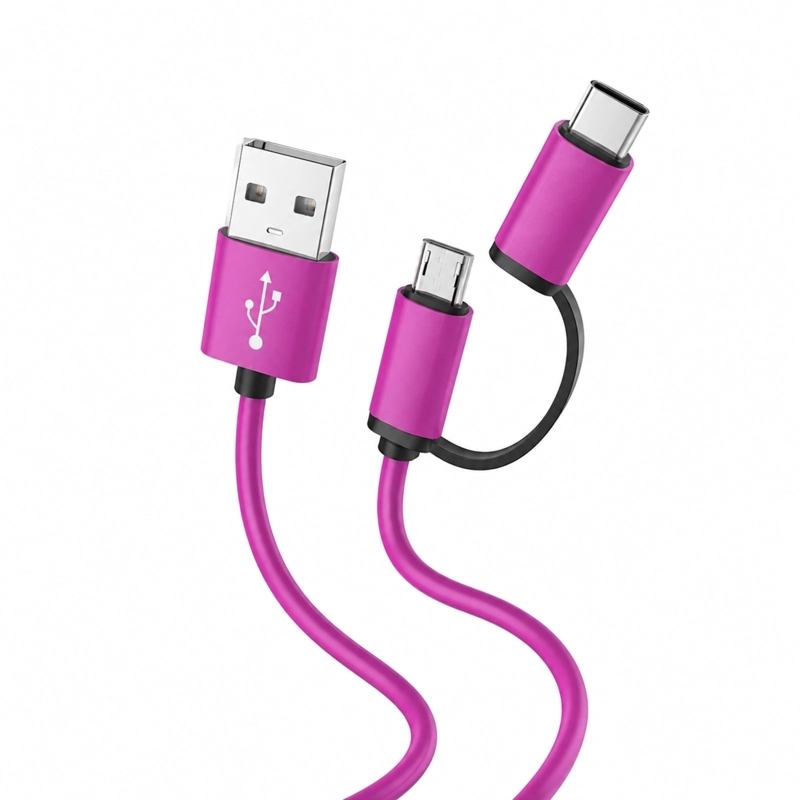 CABLE USB-A A USB-C DORADO - 2