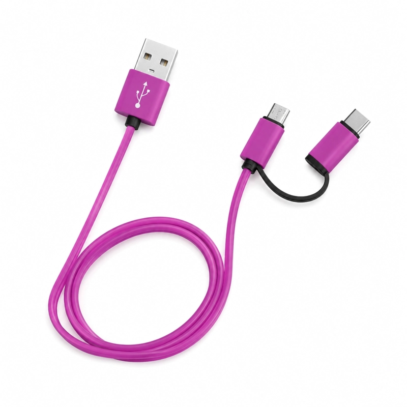 CABLE USB-A A USB-C DORADO - 5