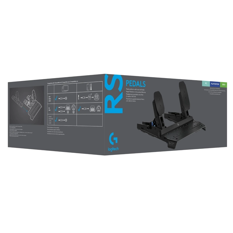 PEDALES LOGITECH RS PARA VOLANTE NEGRO - 2