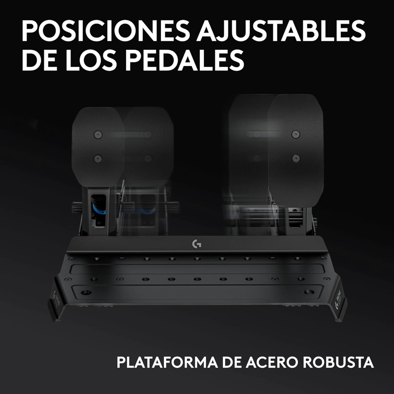 PEDALES LOGITECH RS PARA VOLANTE NEGRO - 8