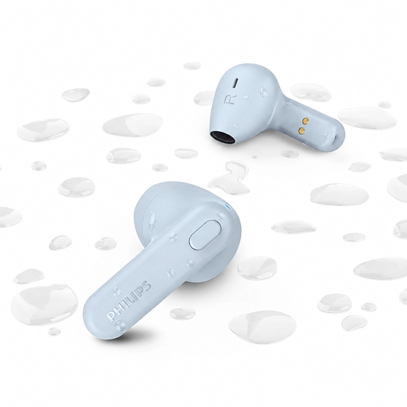 AUDIFONOS PHILIPS TWS TAT1138BL CELESTE - 3