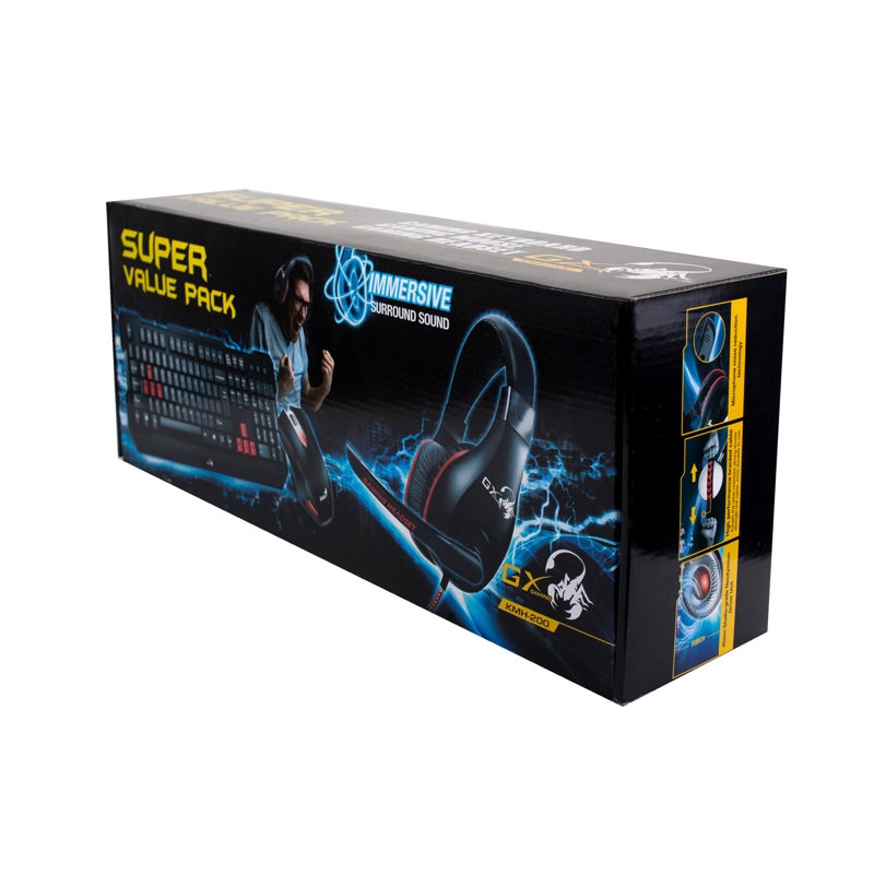 KIT GAMER TECLADO MOUSE Y AUDIFONO OPEN BOX - 2