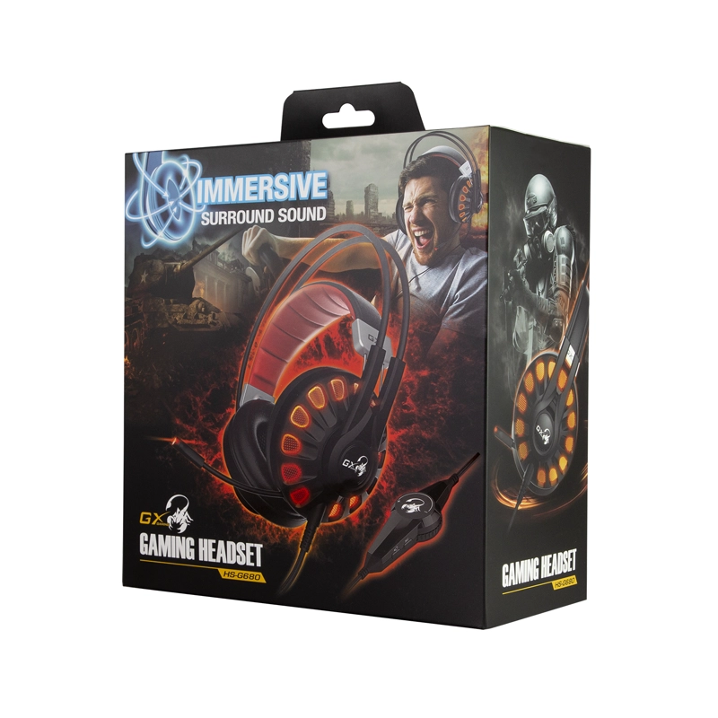 AUDIFONO GAMER USB HS-G680 MICROFONO 7.1 OPEN BOX - 1