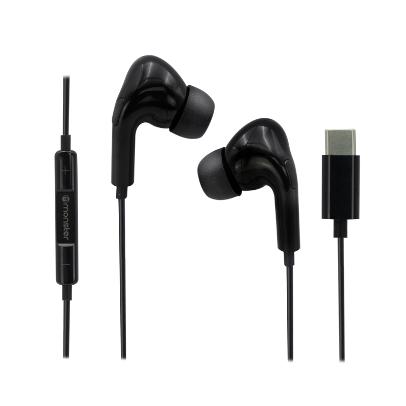AUDIFONO MONSTER C21BK USB-C NEGRO OPEN BOX - 2