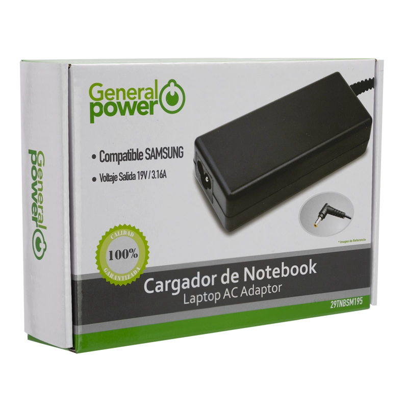 CARGADOR COMPATIBLE CON SAMSUNG 19V 3.16A OPEN BOX - 2