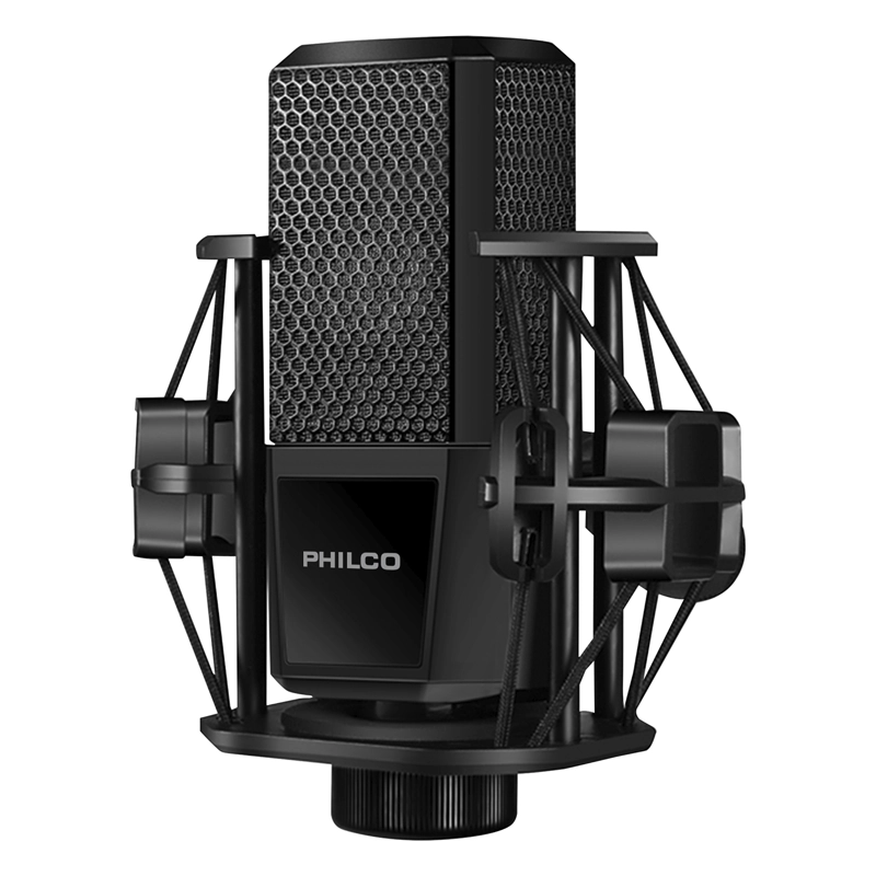KIT MICROFONO PRO CON SOPORTE POP FILTER Y USB OPEN BOX - 2