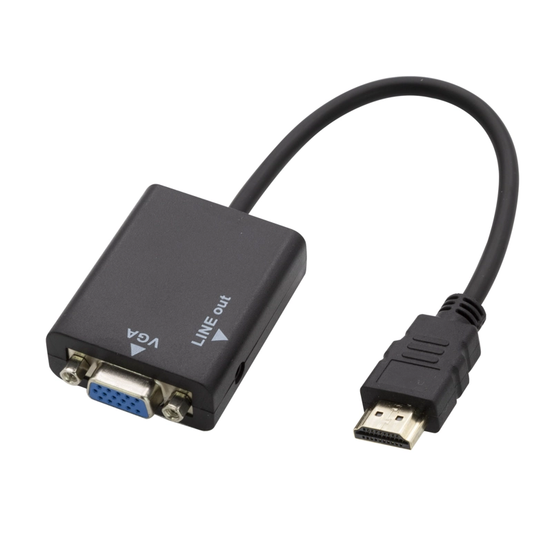 CABLE HDMI A VGA CON SALIDA DE AUDIO OPEN BOX - 4