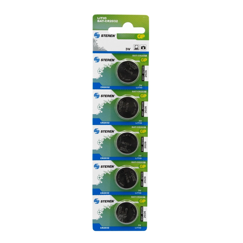 PILAS DE LITIO STEREN CR2032 3V BLISTER 5 - 1