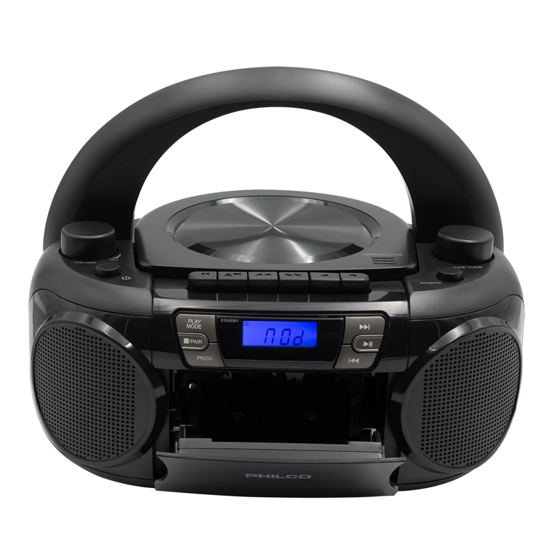 RADIO BOOMBOX PHILCO PJC7000BT/BK CD CASSETTE BT OPEN BOX - 1