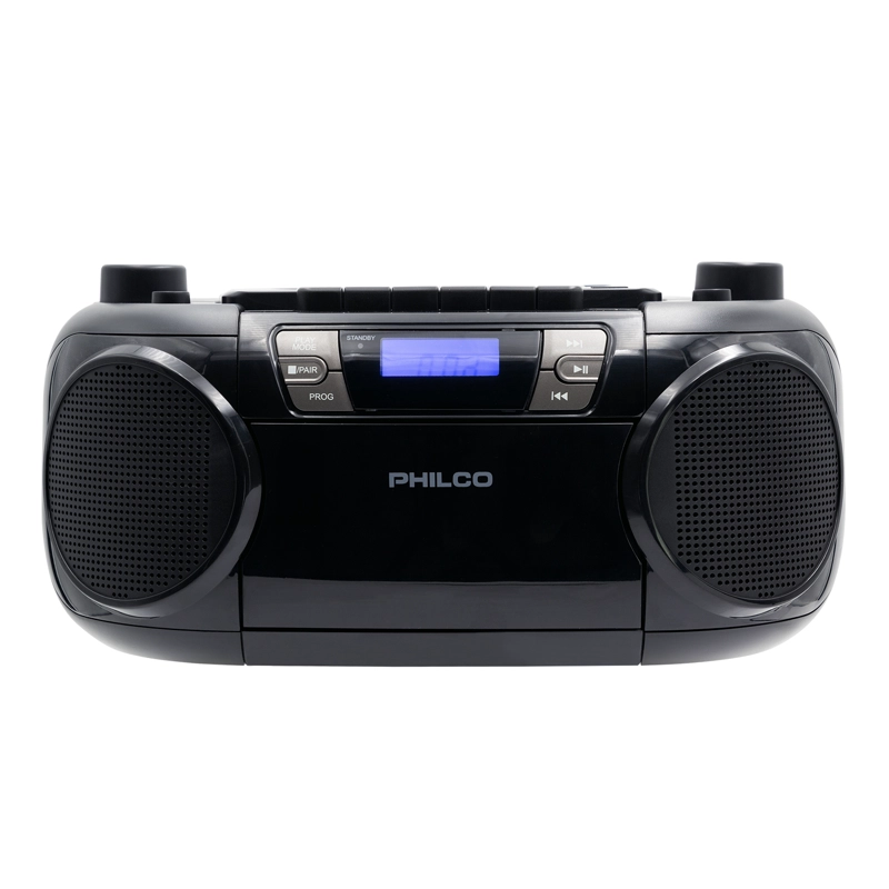 RADIO BOOMBOX PHILCO PJC7000BT/BK CD CASSETTE BT OPEN BOX - 9