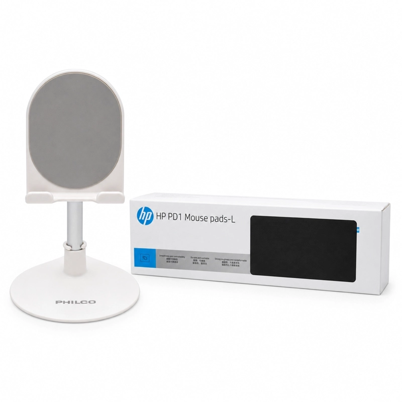PACK SOPORTE CELULAR PHILCO + MOUSEPAD HP MP705 - 1