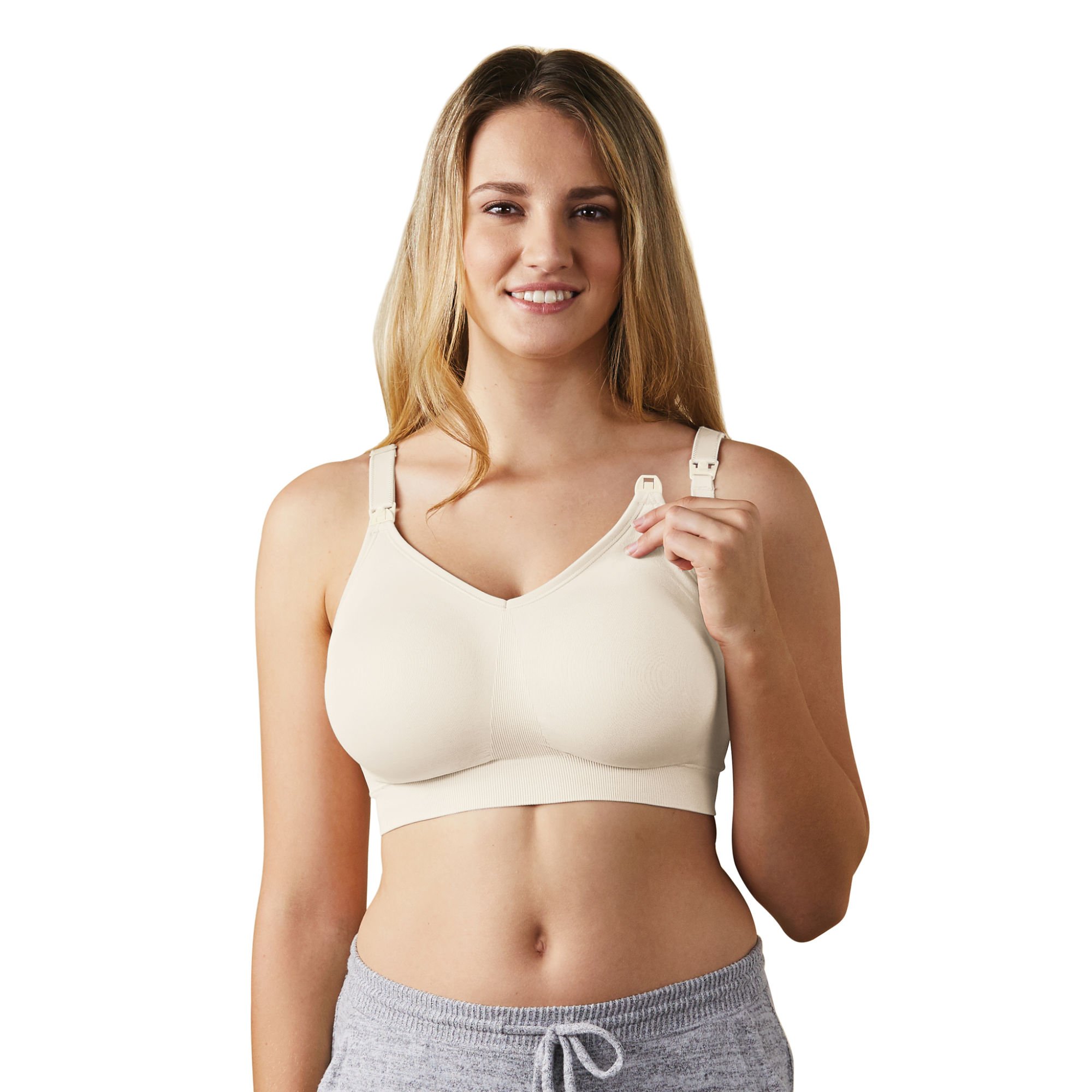 SOSTÉN LACTANCIA MUJER BRAVADO DESIGNS BODY SILK SEAMLESS BLANCO - 7
