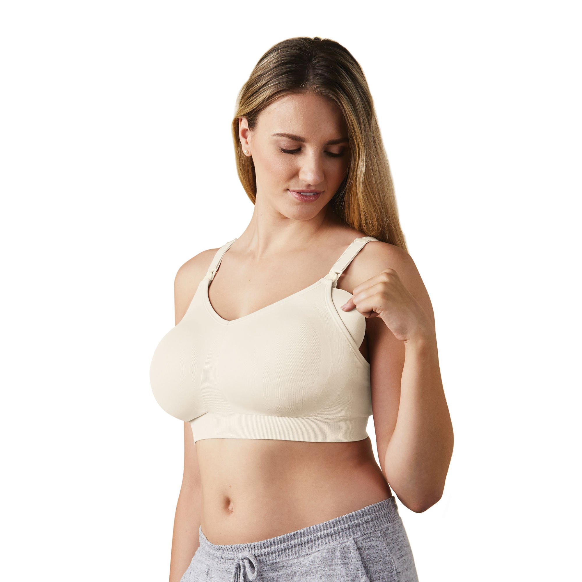 SOSTÉN LACTANCIA MUJER BRAVADO DESIGNS BODY SILK SEAMLESS BLANCO - 8