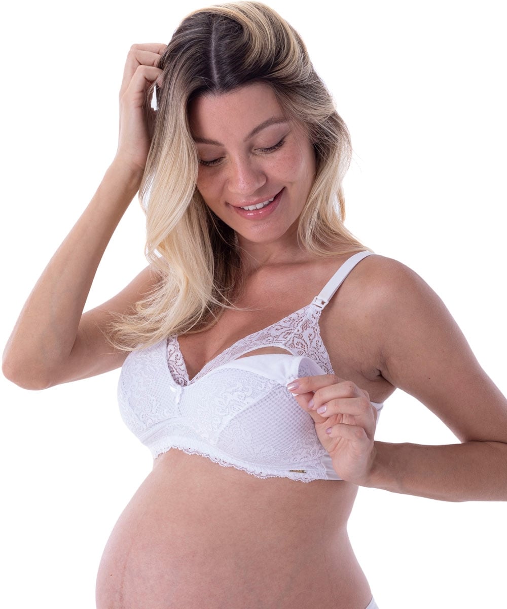 SOSTÉN LACTANCIA MUJER 2RIOS FULL ENCAJE BLANCO - 3