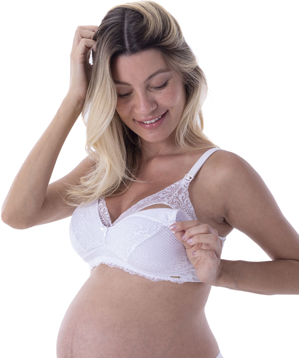 SOSTÉN LACTANCIA MUJER 2RIOS FULL ENCAJE BLANCO - 3