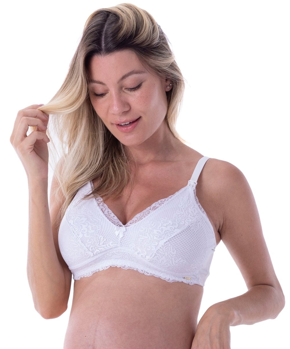 SOSTÉN LACTANCIA MUJER 2RIOS FULL ENCAJE BLANCO - 4