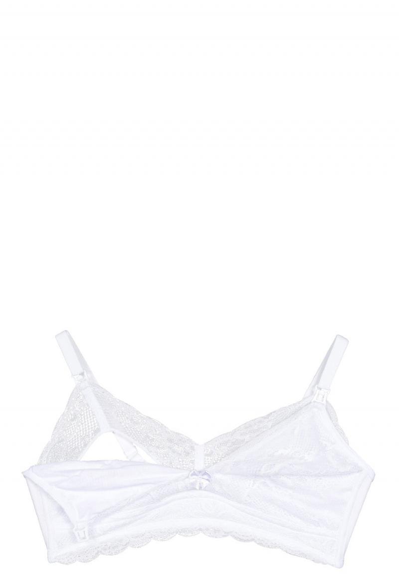 SOSTÉN LACTANCIA MUJER 2RIOS FULL ENCAJE BLANCO - 5