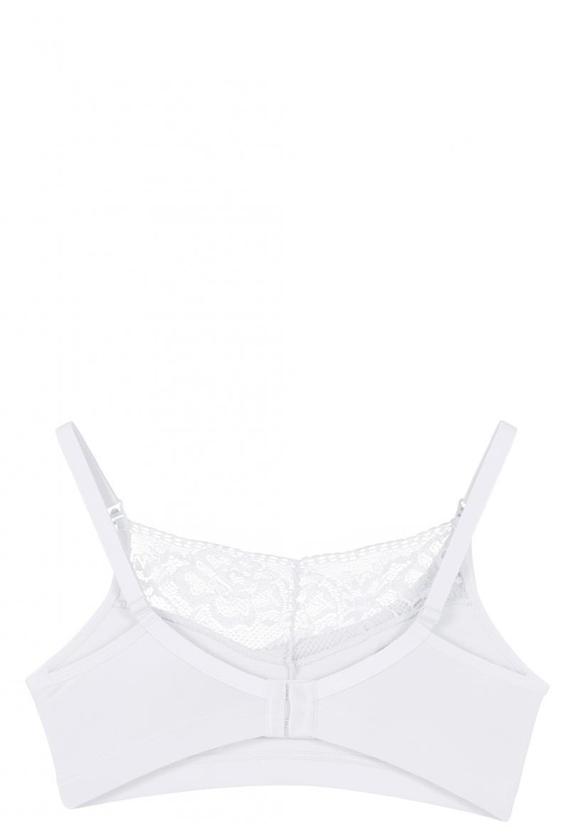 SOSTÉN LACTANCIA MUJER 2RIOS SEMI ENCAJE BLANCO - 3