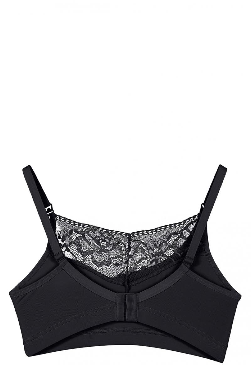 SOSTÉN LACTANCIA MUJER 2RIOS SEMI ENCAJE NEGRO - 4