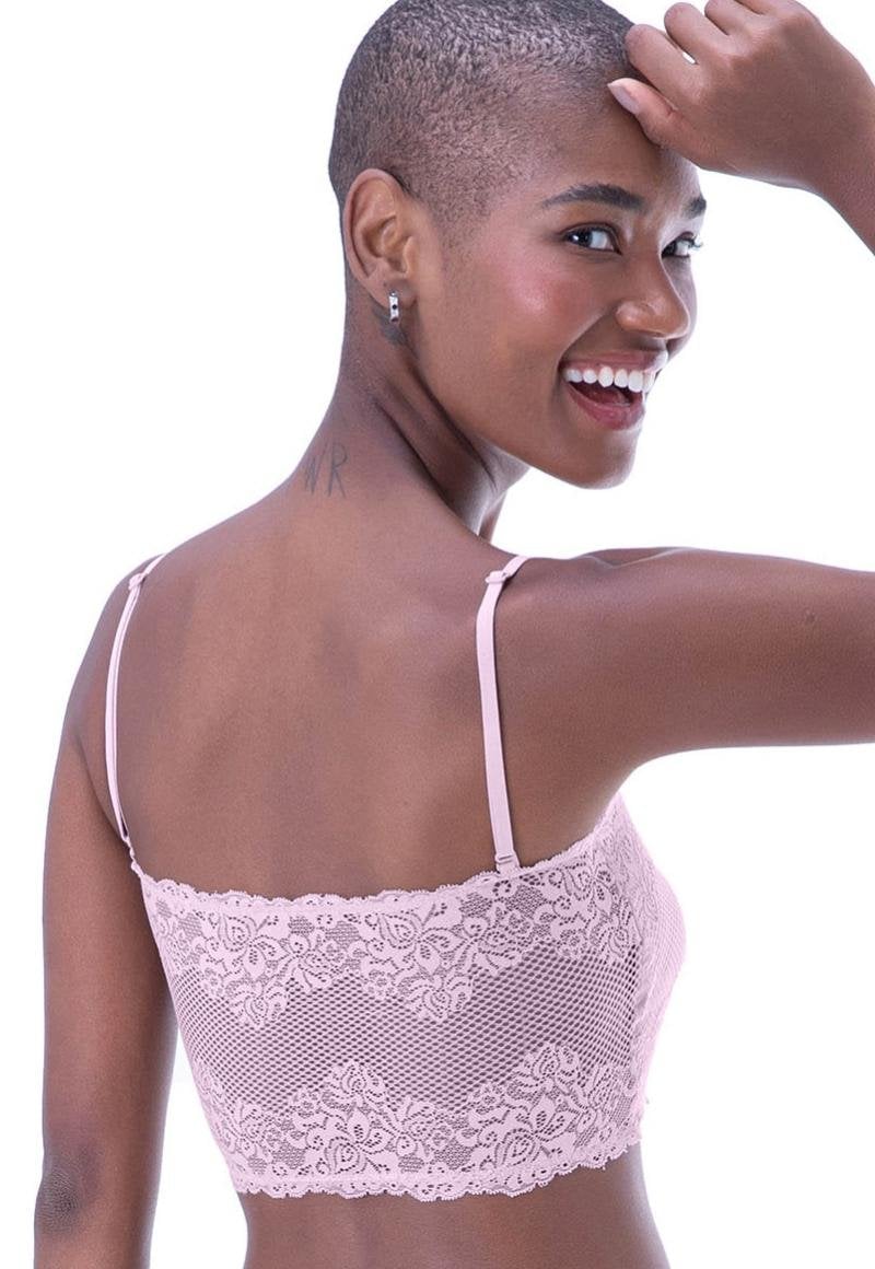 TOP MUJER 2RIOS STRAPLESS ENCAJE GRAFITO - 2