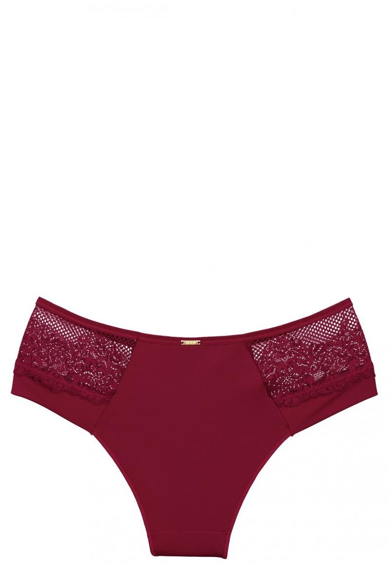 BIKINI MUJER 2RIOS MICROFIBRA ENCAJE GRAFITO - 2