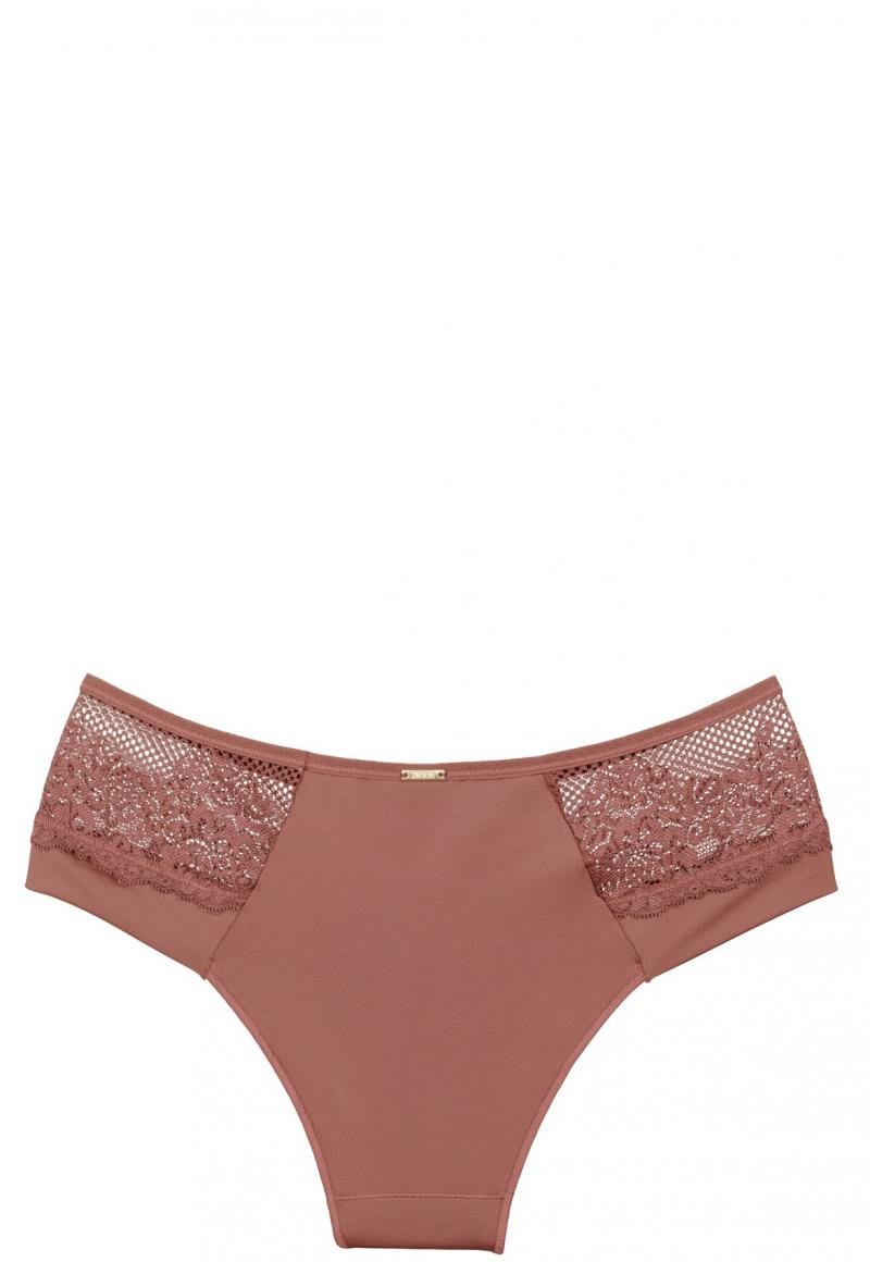 BIKINI MUJER 2RIOS MICROFIBRA ENCAJE GRAFITO - 3