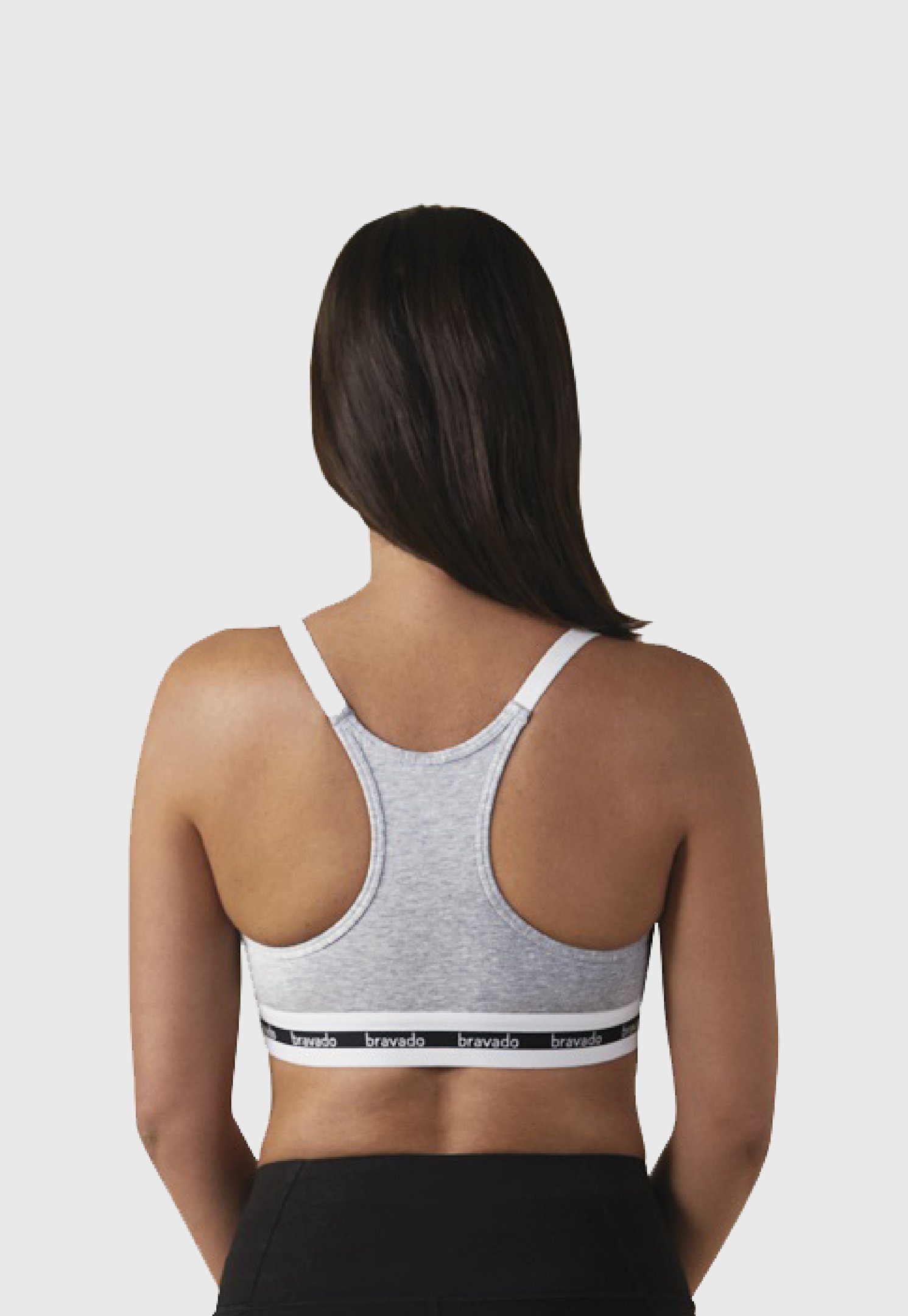 SOSTÉN LACTANCIA MUJER BRAVADO DESIGNS ORIGINAL GRIS - 3