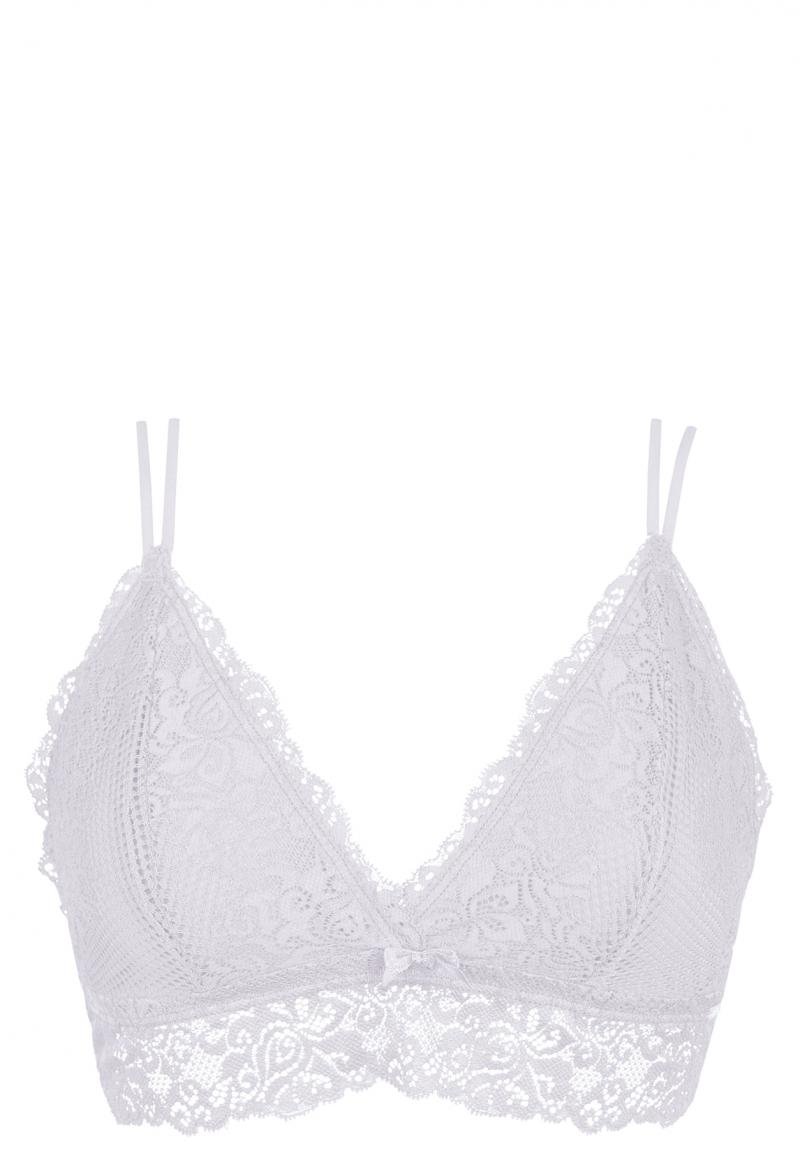 BRALETTE MUJER 2RIOS SIN COPAS NI AROS BLANCO - 1