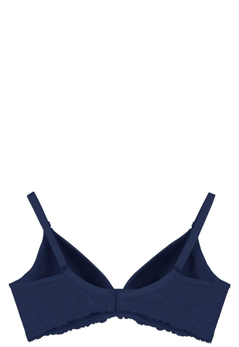 SOSTÉN MUJER 2RIOS LISO ENCAJE AZUL - 3