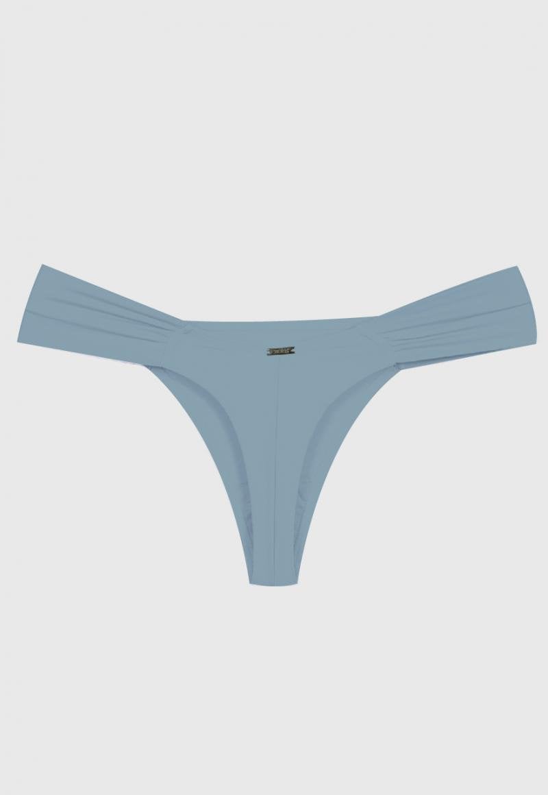 COLALES MUJER 2RIOS LATERAL DRAPEADO CELESTE - 2