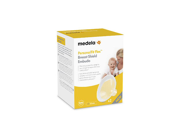 EMBUDO PERSONALFIT MEDELA TRANSPARENTE FLEX 24 MM - 3
