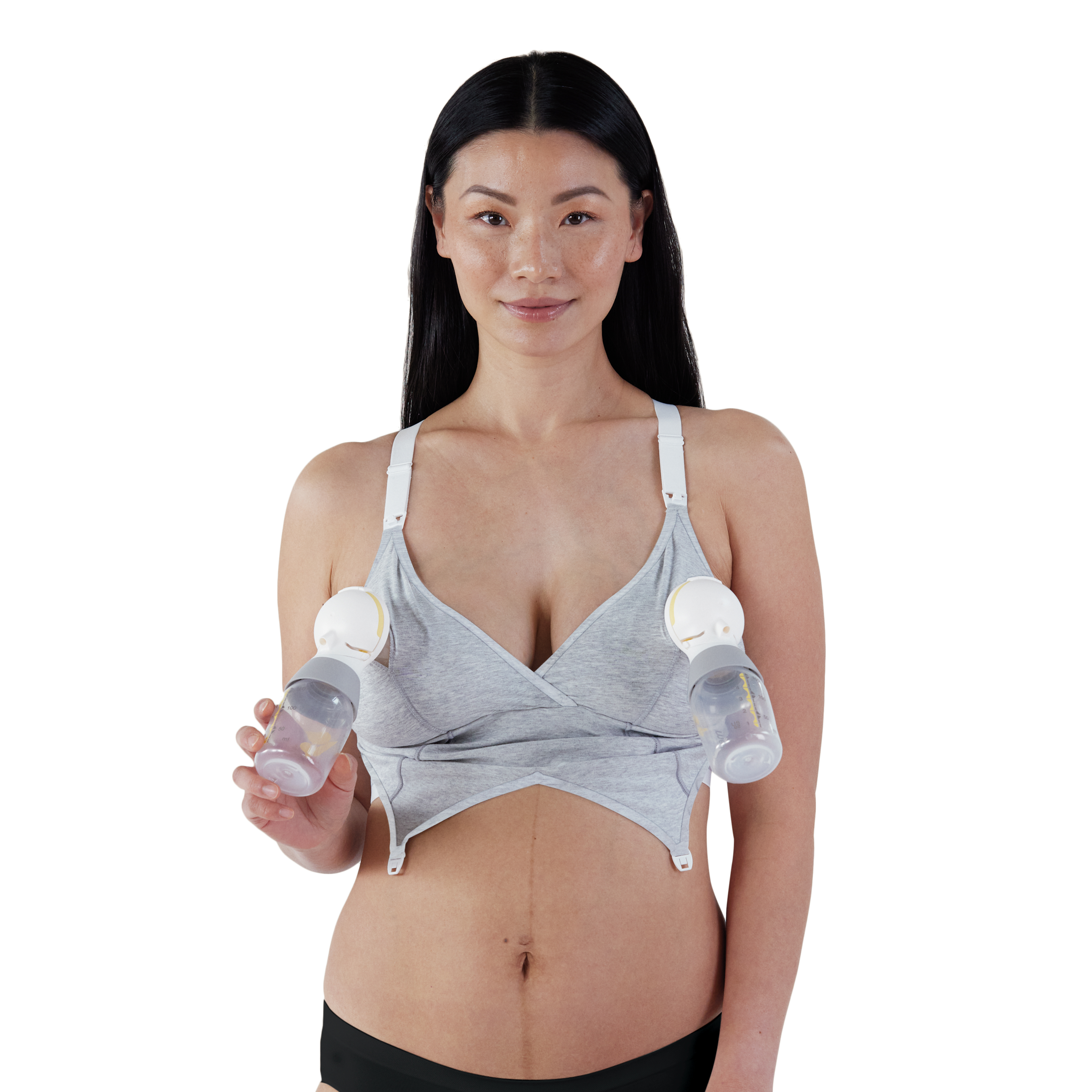SOSTÉN MUJER BRAVADO DESIGNS DE EXTRACCIÓN Y LACTANCIA ORIGINAL GRIS - 5