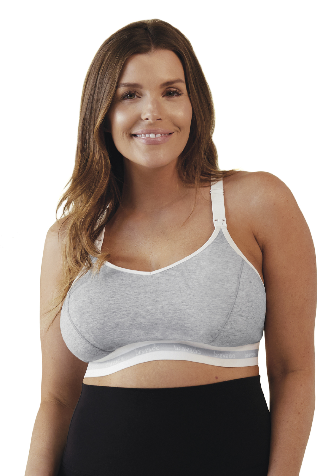 SOSTÉN MUJER BRAVADO DESIGNS DE EXTRACCIÓN Y LACTANCIA ORIGINAL GRIS - 6