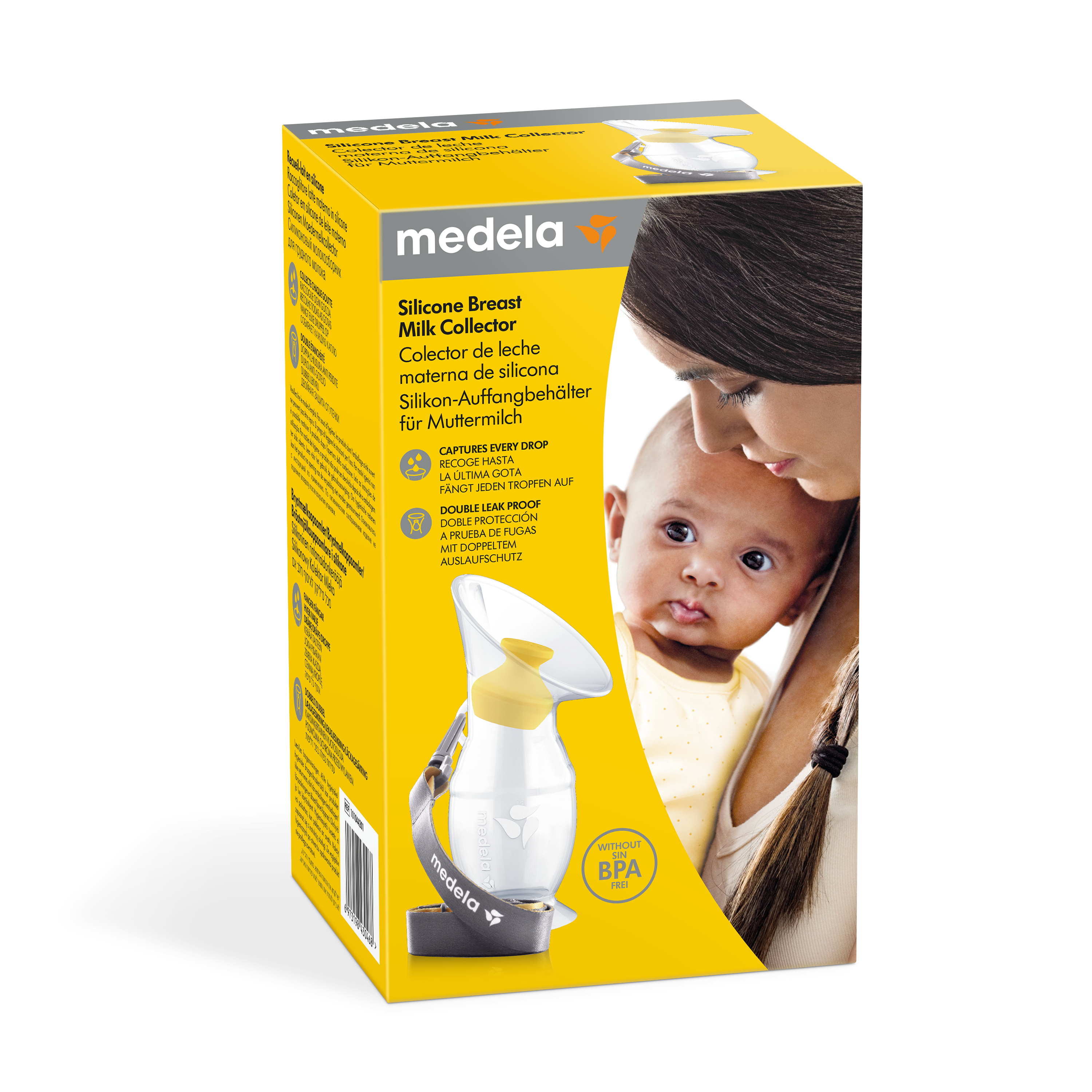 RECOLECTOR DE LECHE MATERNA DE SILICONA MEDELA - 1