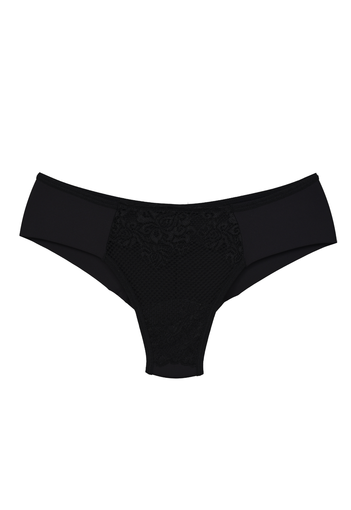 CALZÓN TANGA SIN MARCAS Y ENCAJE NEGRO 2RIOS - 1