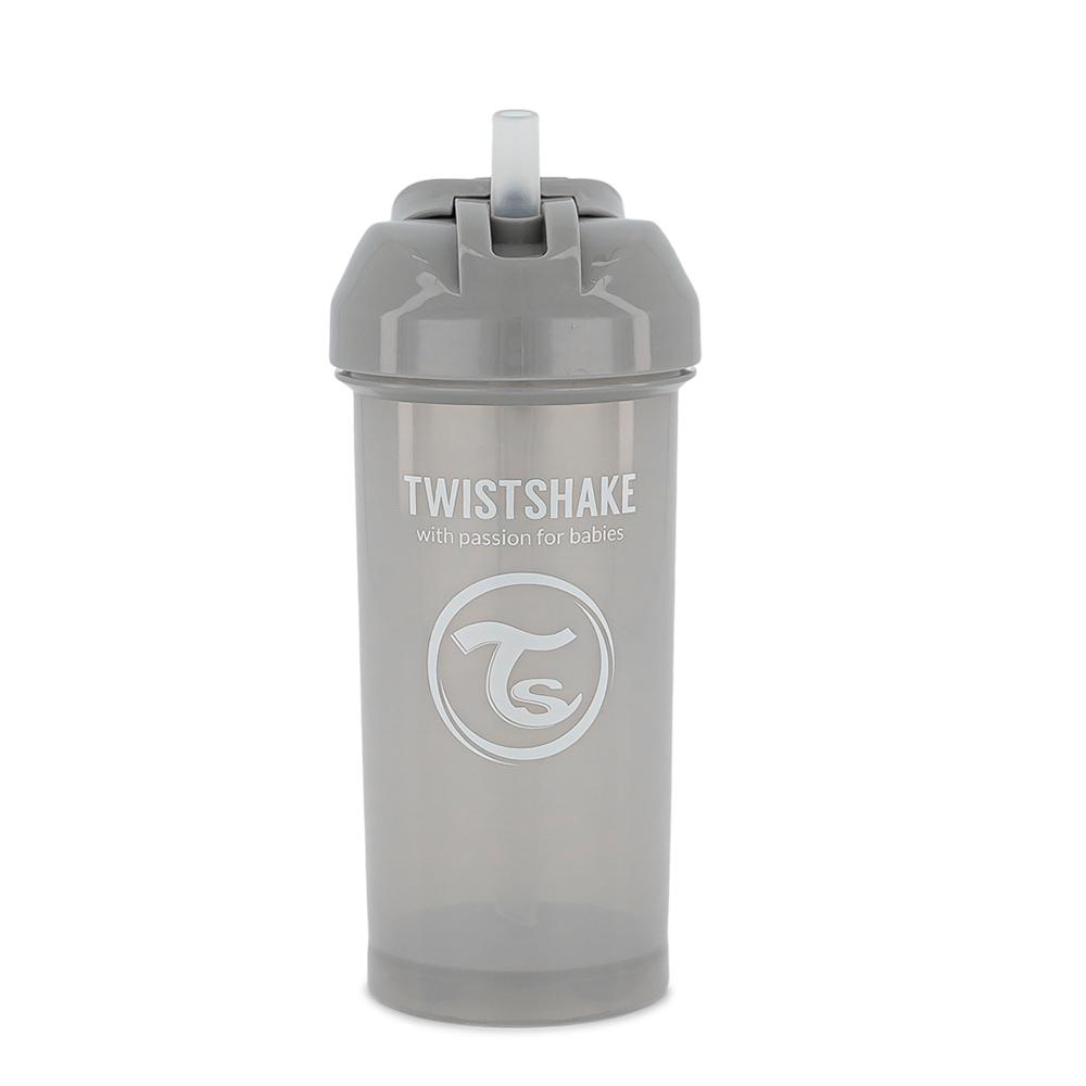 VASO CON BOMBILLA TWISTSHAKE 360ML - GRIS - 1