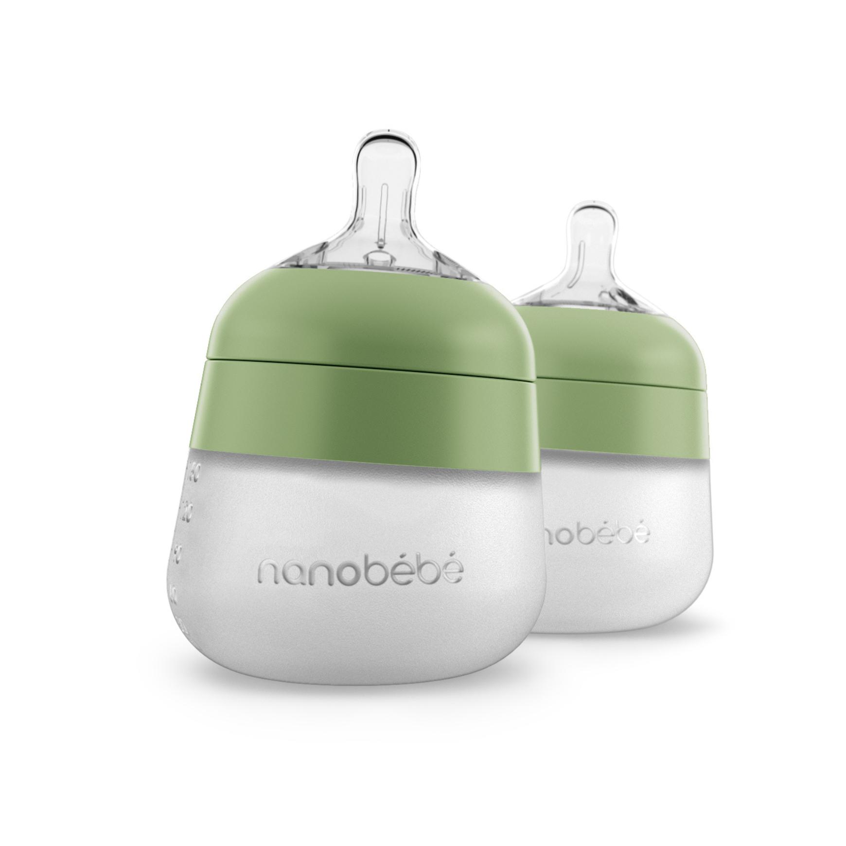 MAMADERA SILICONA ANTICÓLICO 150ML X 2 - BLANCO - 1
