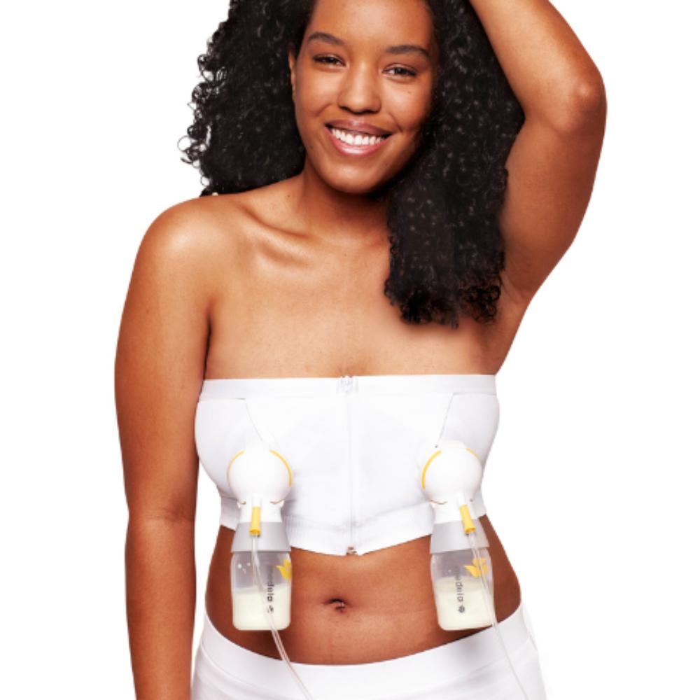 TOP DE EXTRACCIÓN MANOS LIBRES™ EN COLOR BLANCO MEDELA - 1