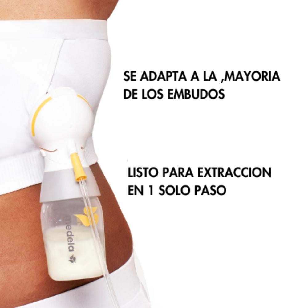 TOP DE EXTRACCIÓN MANOS LIBRES™ EN COLOR BLANCO MEDELA - 4