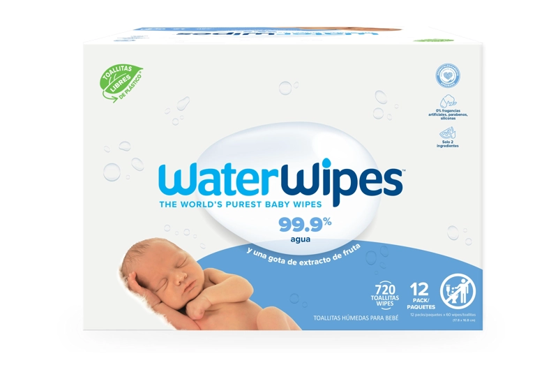 TOALLITAS HUMEDAS WATERWIPES - CAJA (12X60UNID) - 1