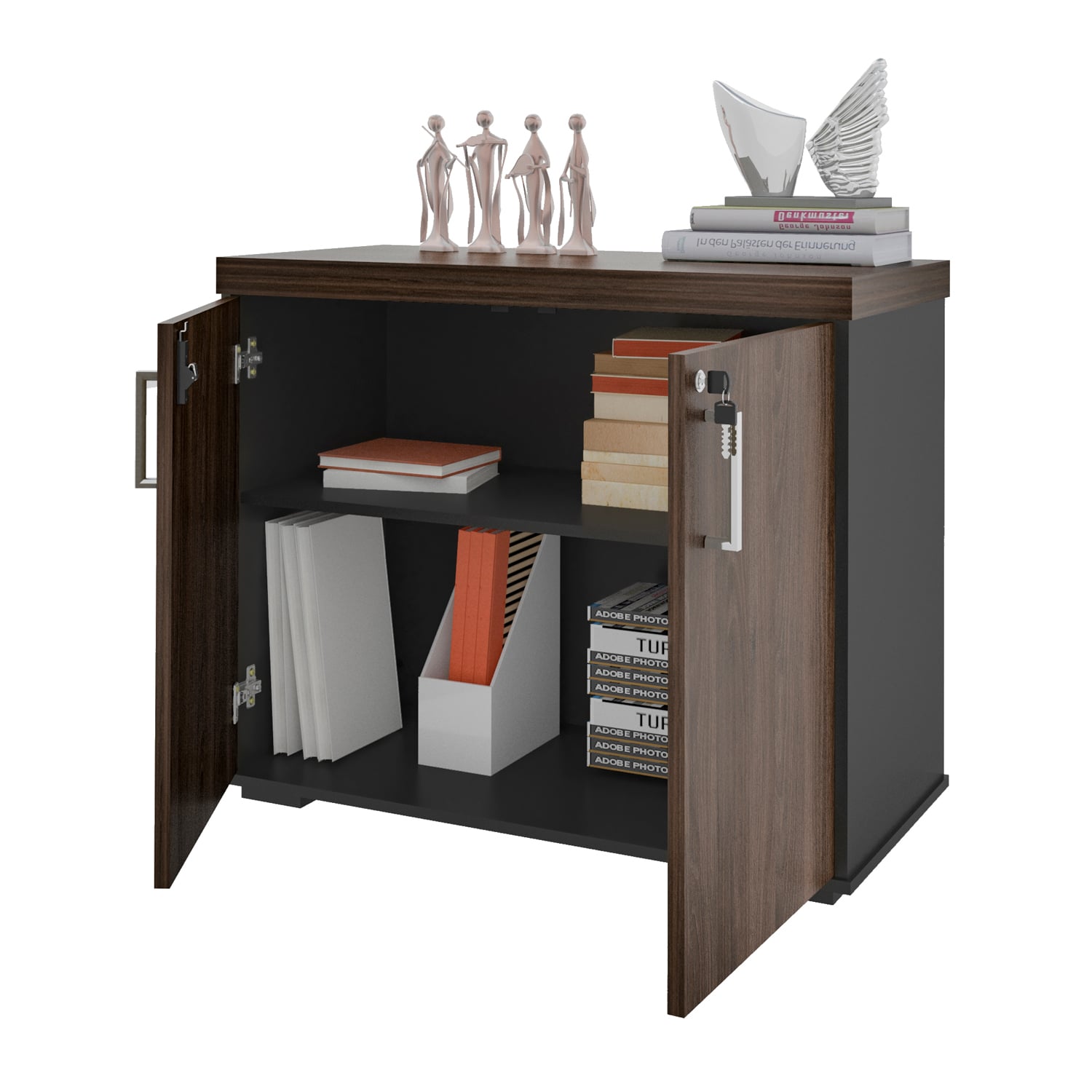 ESTANTE ORGANIZADOR DELUX CAFÉ CON NEGRO - 4