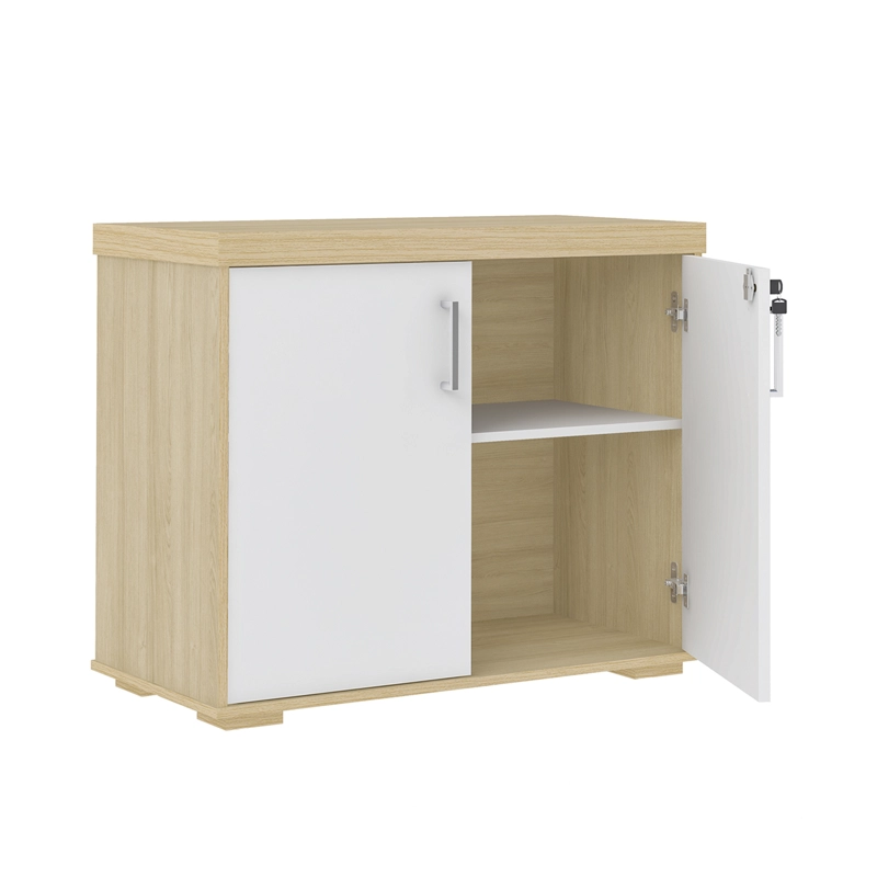 ESTANTE ORGANIZADOR DELUX BLANCO CON ROBLE - 1