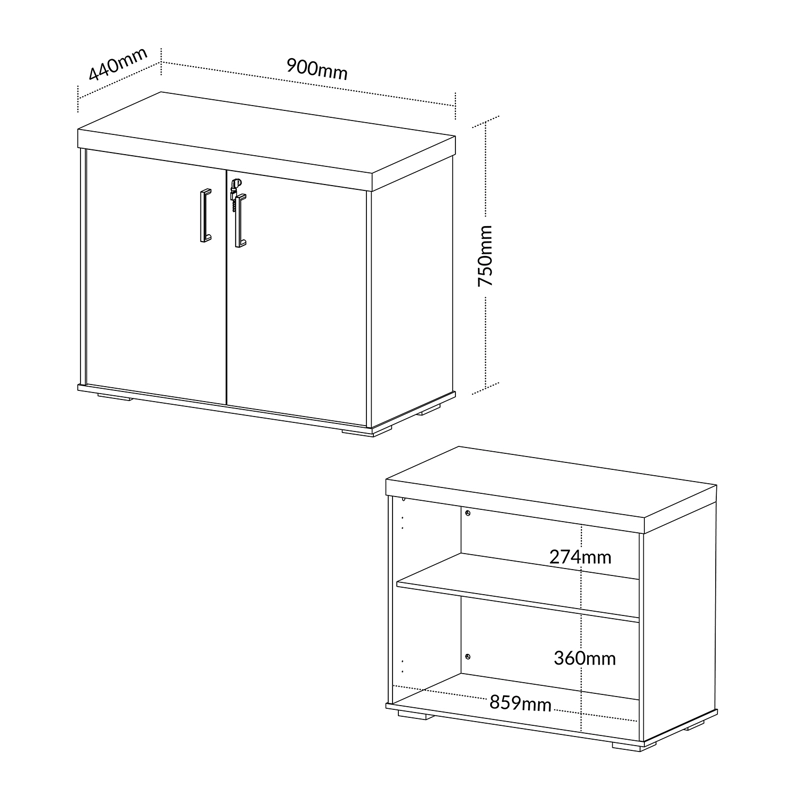 ESTANTE ORGANIZADOR DELUX BLANCO CON ROBLE - 8
