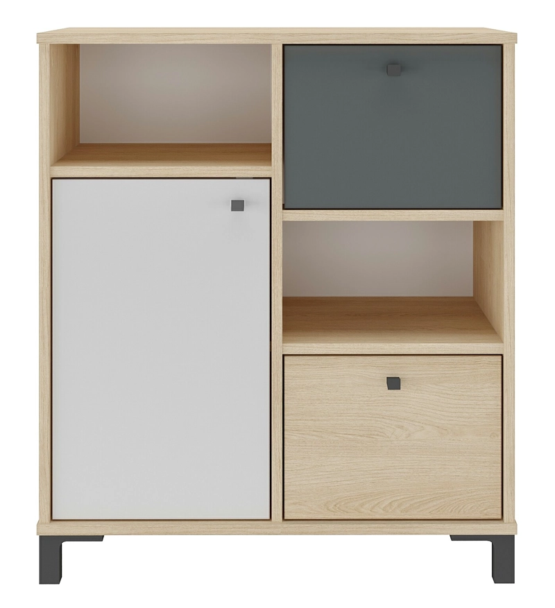 ESTANTE OFICINA CAJONES NORDIK MADERA - 1