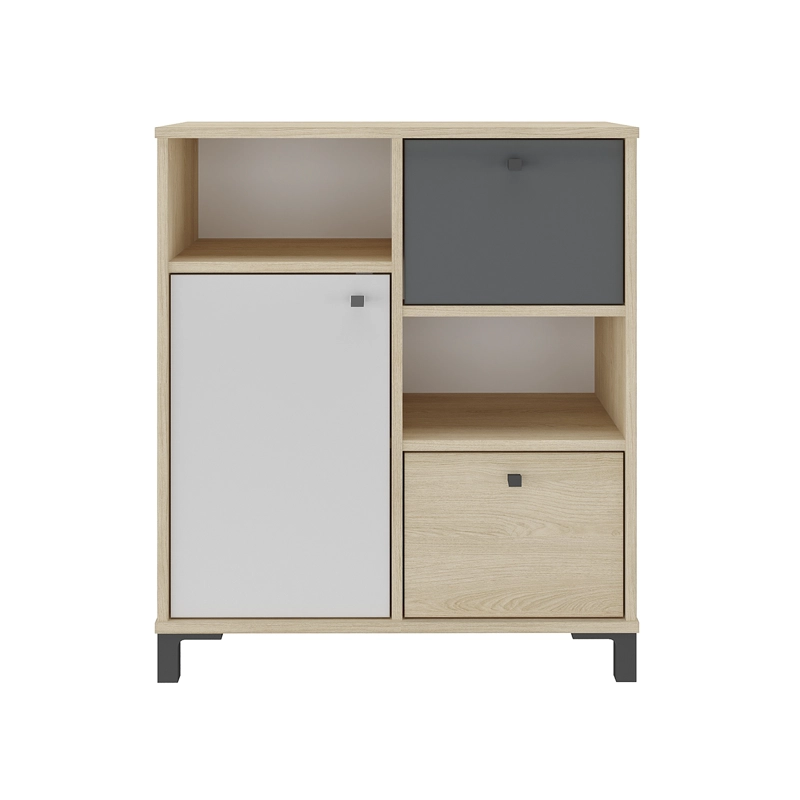 ESTANTE OFICINA CAJONES NORDIK MADERA - 4