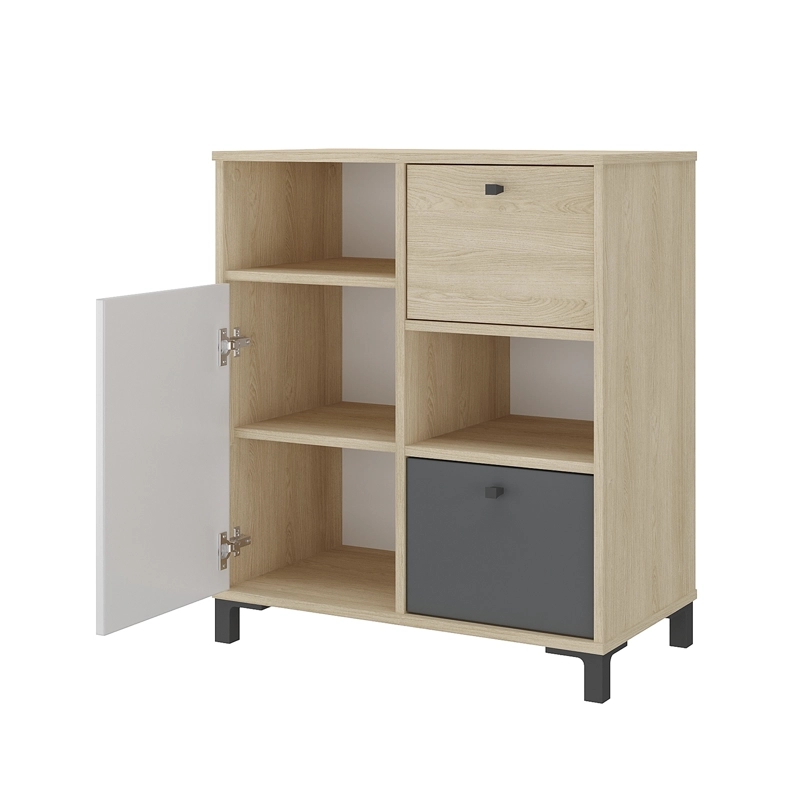 ESTANTE OFICINA CAJONES NORDIK MADERA - 6