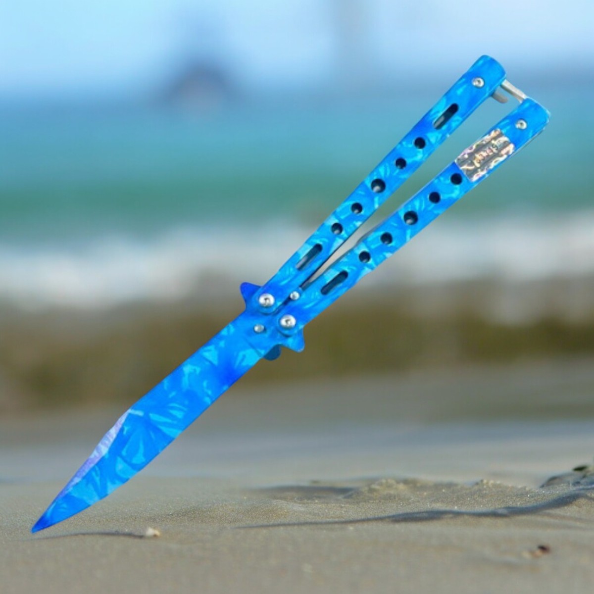 NAVAJA INVENCIBLE MARIPOSA ENTRENAMIENTO HOLOGRÁFICO BLUE AL16 - 1