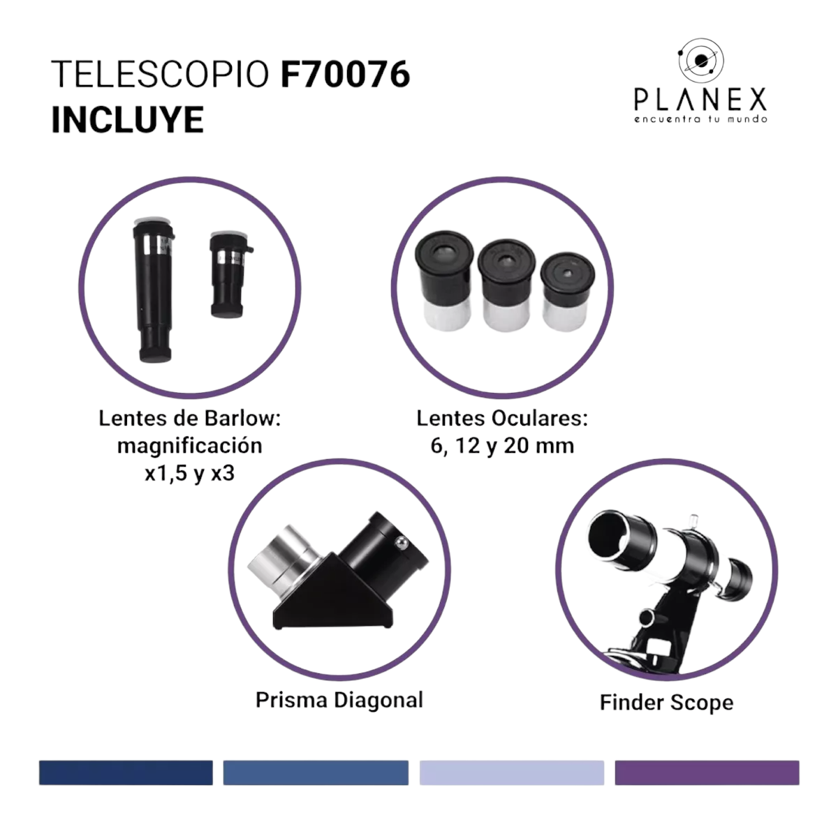 TELESCOPIO ASTRONÓMICO NEWTONIANO + SOPORTE AR68 - 3